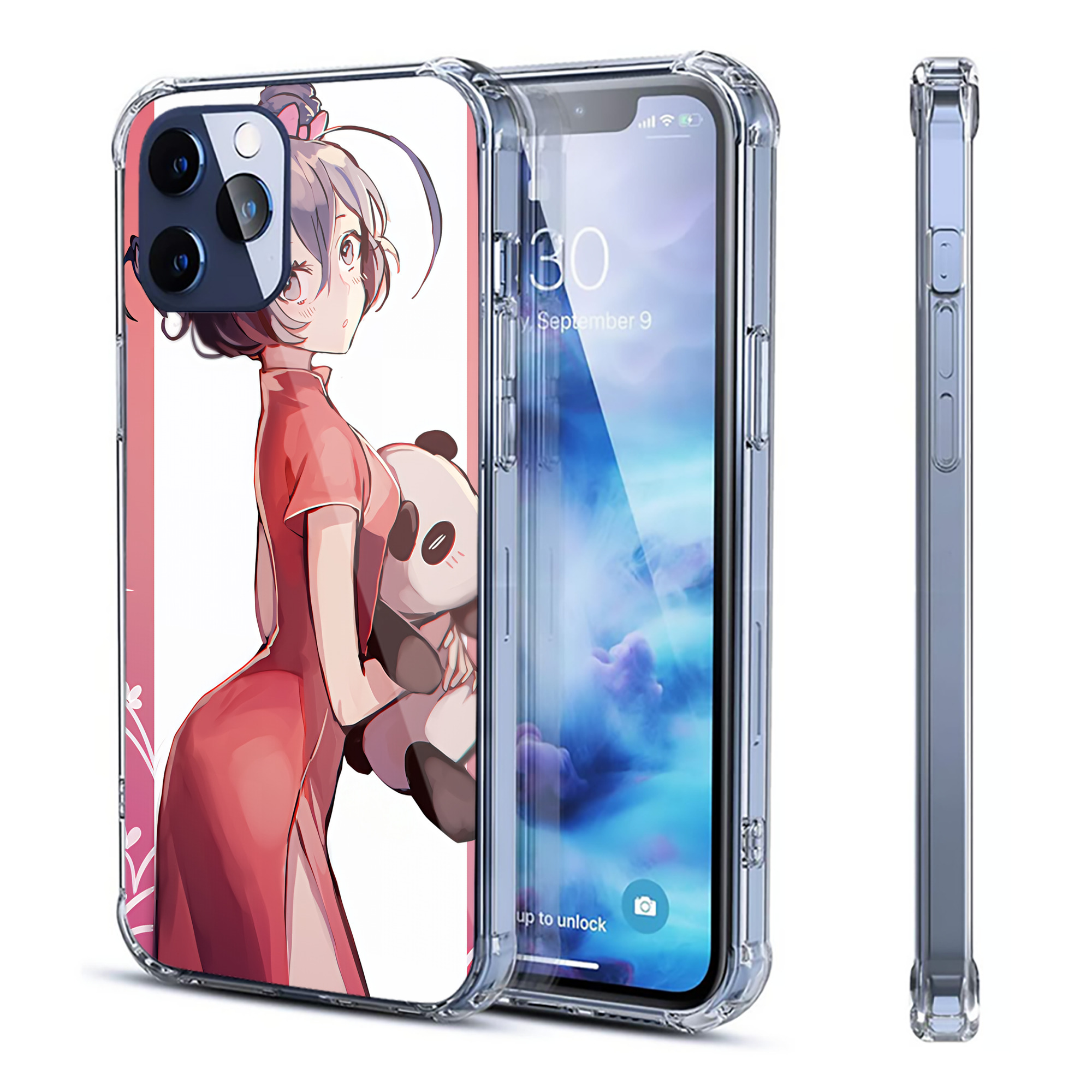 （画像用） 文豪ストレイドッグス Bungo Stray Dogs 【iPhone 12シリーズ対応】透明スマホケース（クリアソフトケース）